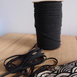 Black Elastic Band 6mm - 6mm